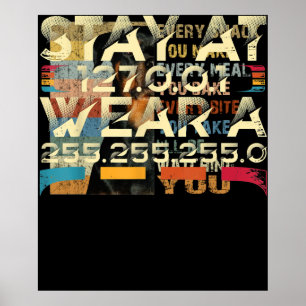 Funny Coding Engineer Meme Stay At 127.0.0.1 Poster