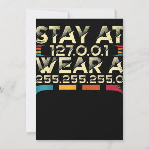 Funny Coding Engineer Meme Stay At 127.0.0.1 Thank You Card