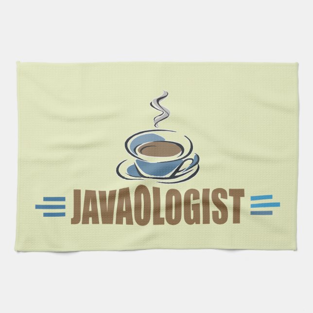Funny Coffee Kitchen Towel (Horizontal)