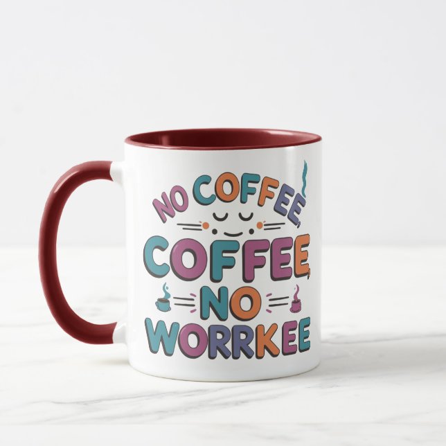 Funny Coffee Lover Combo Mug (Left)