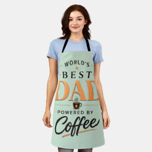 Funny Coffee Lover Dad Design Apron
