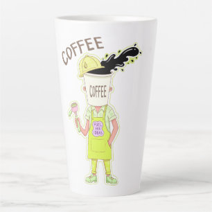 Funny Coffee Lover – Fuel for Ideas Latte Mug