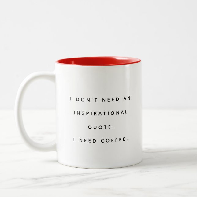 Funny Coffee Loves Quote Mug (Left)
