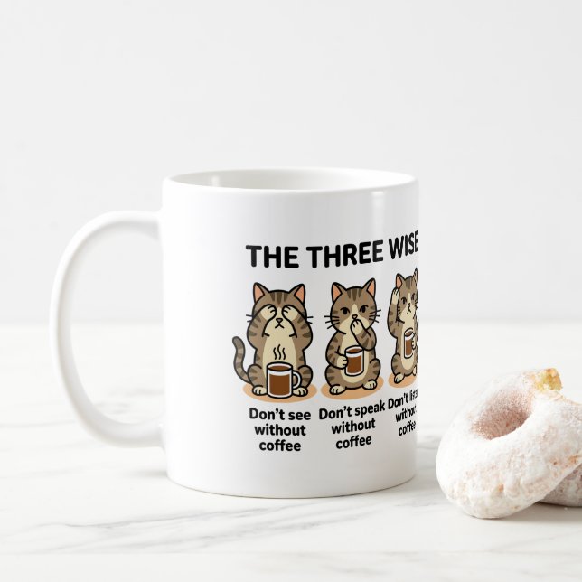 Funny  coffee mug (With Donut)
