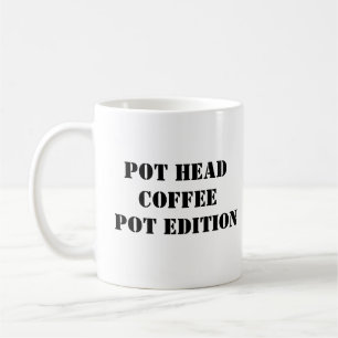 Funny Coffee Mug - Coffee Pot Head