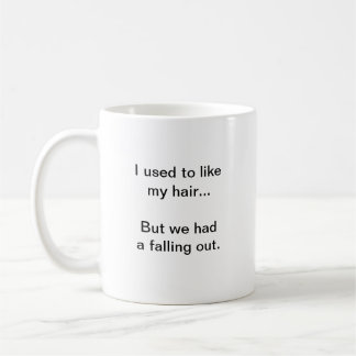 funny coffee mug for bald guys