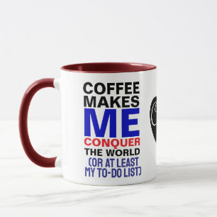 Funny Coffee Mug for Guys   Coffee Makes Me Gift