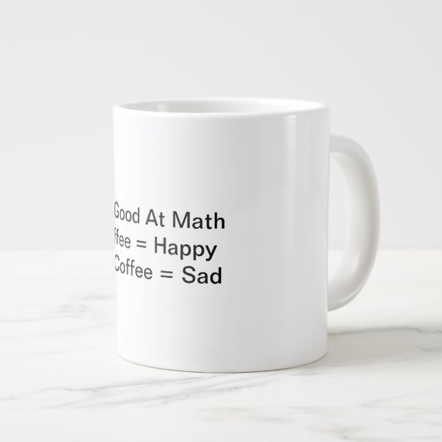 Funny coffee mug for people with sense of humour (Front Right)