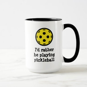 Funny coffee mug for pickleball player