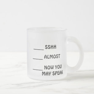 Funny coffee mug for serious coffee drinkers
