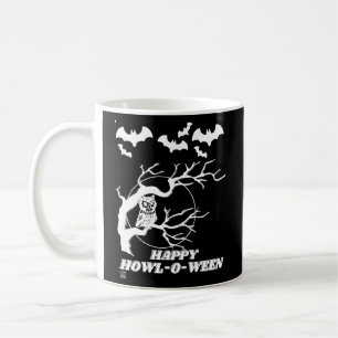 funny coffee mug "HAPPY HOWL-O-WEEN"