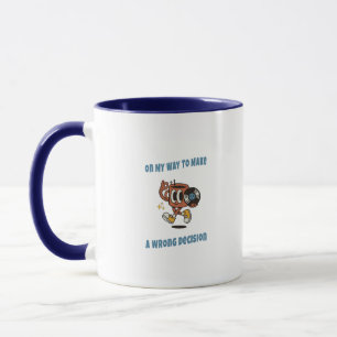 Funny Coffee Mug – Retro Aesthetic Quote Cup