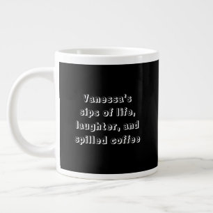 Funny Coffee Saying with Personalization Mug