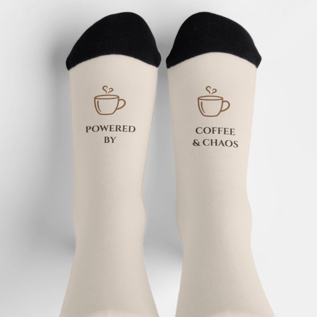 Funny Coffee Socks for Women | Powered By Coffee a (Top)