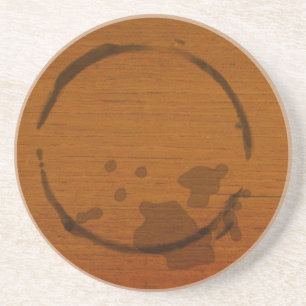 Funny coffee stain coaster