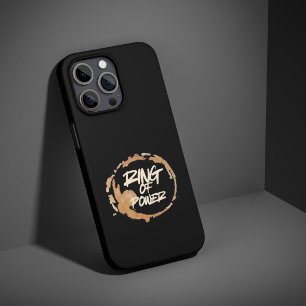 Funny Coffee Stain for Coffee Lovers Quote Ring of iPhone 15 Pro Case