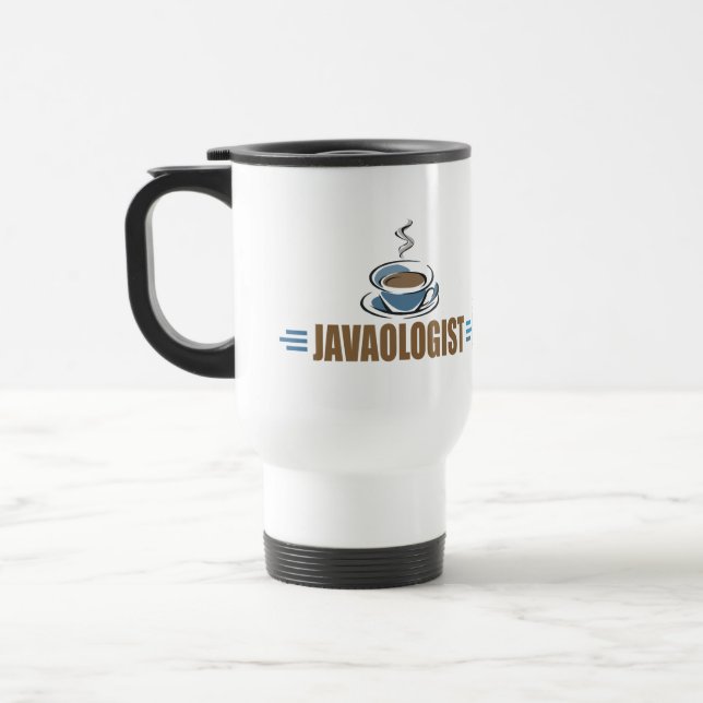 Funny Coffee Travel Mug (Left)