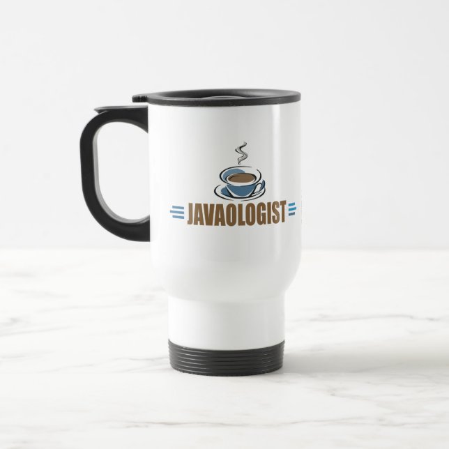Funny Coffee Travel Mug (Left)