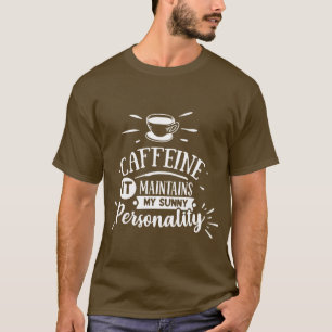 funny coffee word art T-Shirt