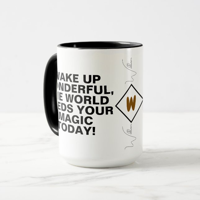 Funny CoffeeMug | Inspirational Coffee Cup Quotes (Front Left)