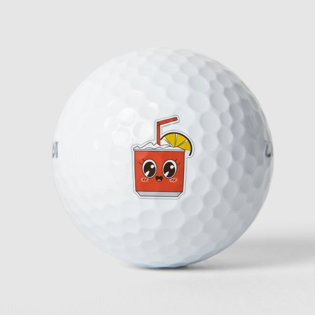 Funny Cola Mix Golf Balls (Front)