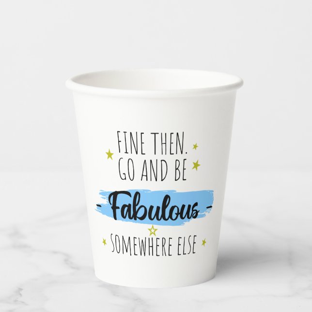 Funny Colleague Leaving, Going Away for Coworker Paper Cups (Front)