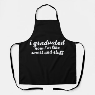 Funny College High School Graduation Gift Senior 2 Apron