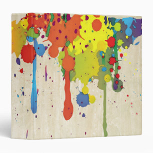 FUNNY COLOR SPLASH II + your backgr. & ideas Binder