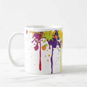 FUNNY COLOR SPLASH II + your backgr. & ideas Coffee Mug
