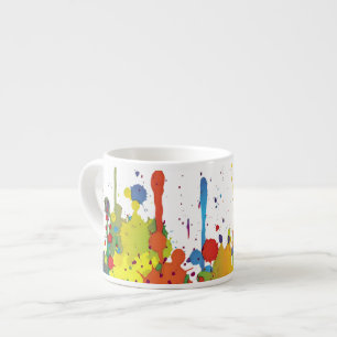FUNNY COLOR SPLASH II + your backgr. & ideas Espresso Cup