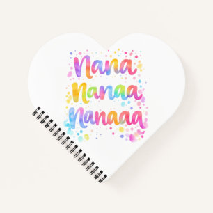 Funny Colorful Dreamy Quote Paint Splashes Rainbow Notebook