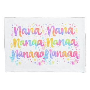 Funny Colorful Dreamy Quote Paint Splashes Rainbow Pillowcase