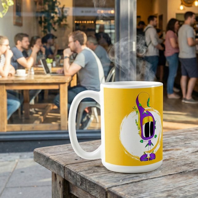Funny, Colorful, Quirky, Cartoon Character Coffee Mug (Here is an awesome cartoon character mug!)