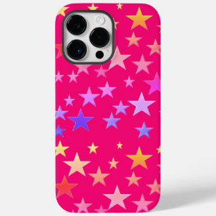 Funny, colorful stars pink Cases