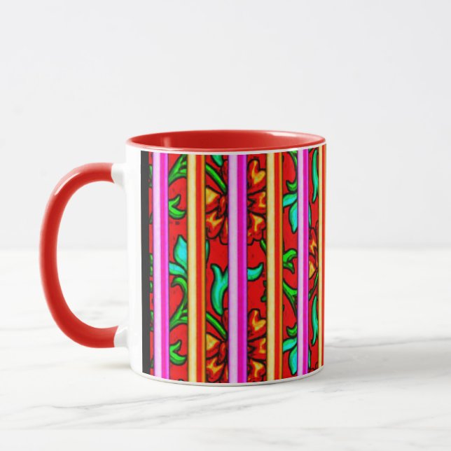 Funny Colourful 3D Digital Art Combo Mug – Perfect (Left)