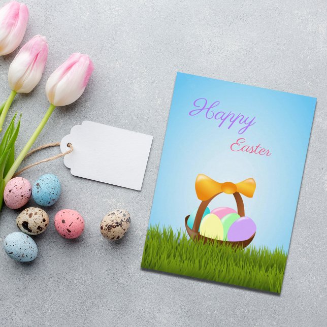 Funny colourful Easter eggs Holidays Card (Creator Uploaded)