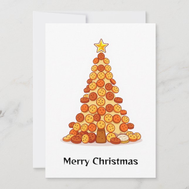 Funny Colourful Modern Stylish Merry Christmas  Holiday Card (Front)