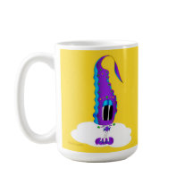 Funny, Colourful, Quirky, Cartoon Character Coffee