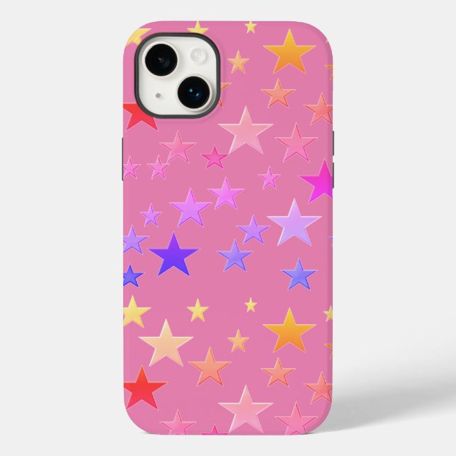 Funny, colourful stars Case-Mate iPhone case (Back)