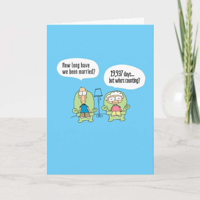 Funny Comic Anniversary Card -048 (Front)