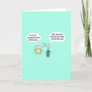 Funny Comic Birthday Card