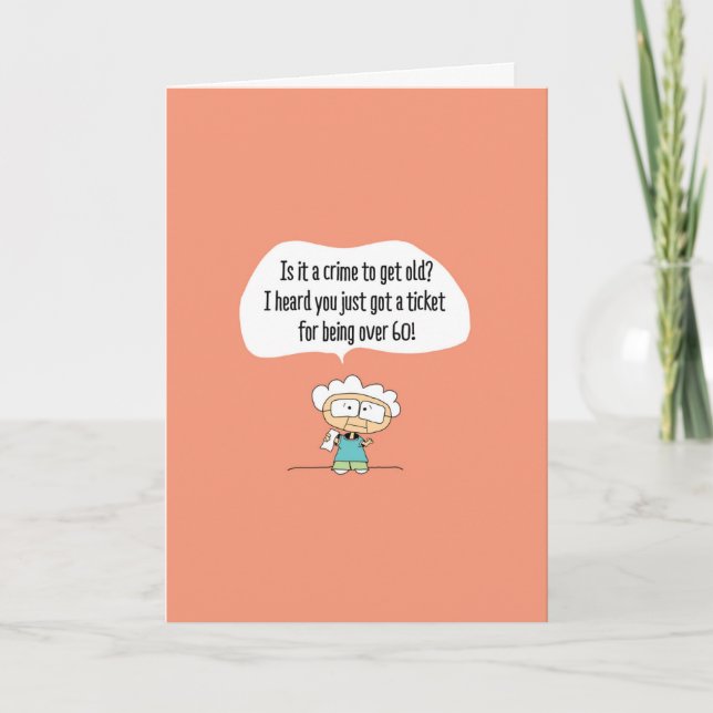 Funny Comic Birthday Card 114 (Front)