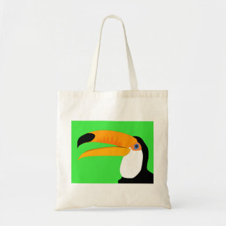 Funny comic cartoon Toucan bird smile Tote Bag