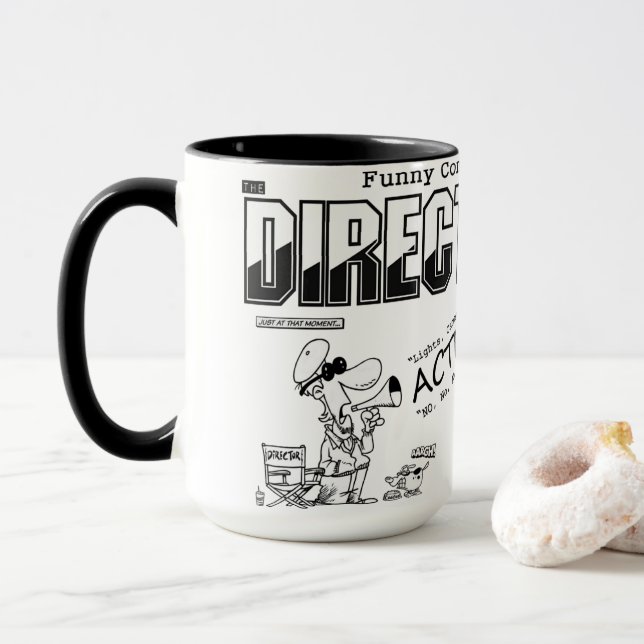 Funny Comix: The Director Mug (With Donut)