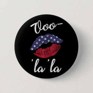 Funny Comma La Harris President Campaign 2024 Kama 2 Inch Round Button