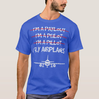 Funny Commercial Airplane Pilots T-Shirt