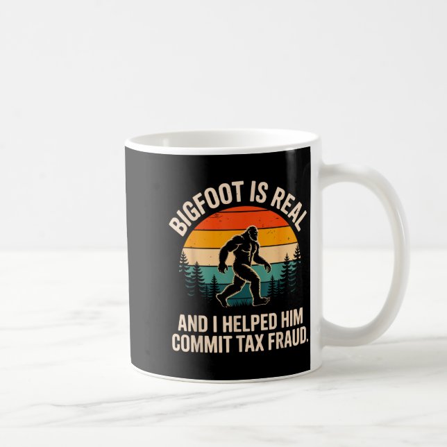 Funny Commit Tax Fraud Design For Men Women Tax Da Coffee Mug (Right)