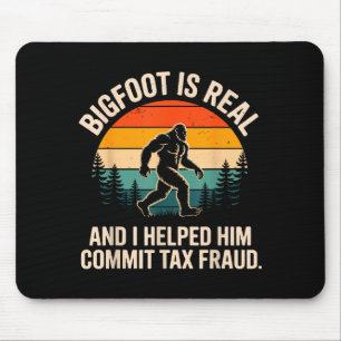 Funny Commit Tax Fraud Design For Men Women Tax Da Mouse Pad