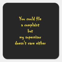 Funny Complaint Department Apathy