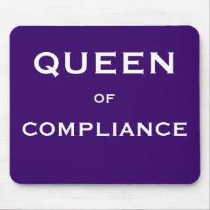 Funny Compliance Job Title Mouse Pad